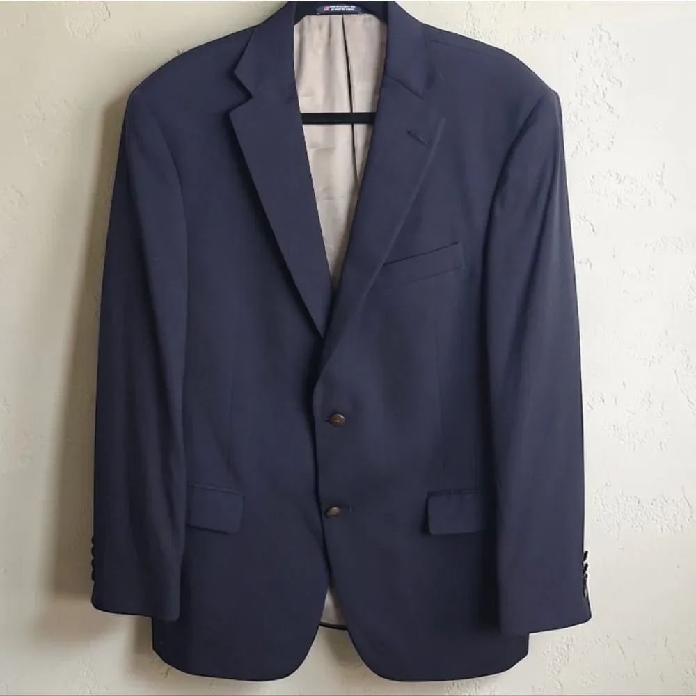 Hart Schaffner Marx Dark Blue Men's Blazer
